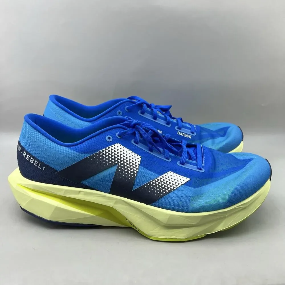 New Balance FuelCell Rebel V4 Running Shoes Men Size 16 D Blue Comfort Sneakers